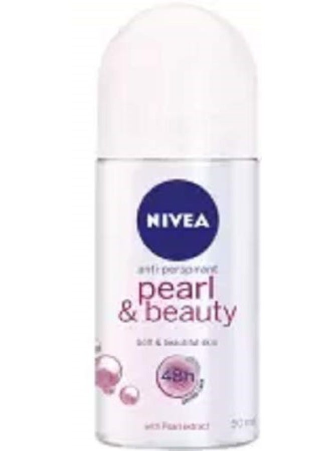 Nivea Women Pearl and Beauty Deodorant Roll-On- For Women (50 ml, Pack of 4) - Image 3